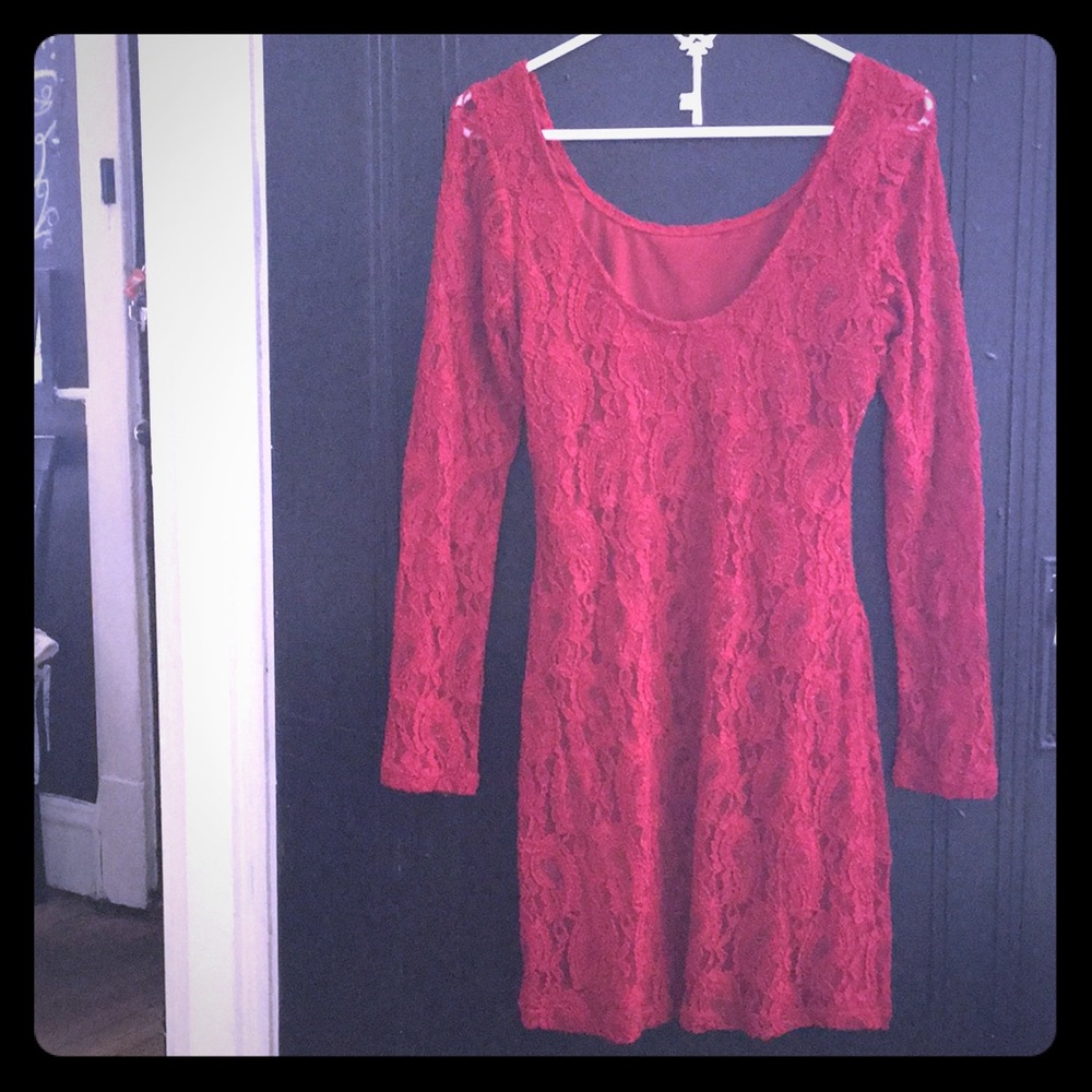 Red dress